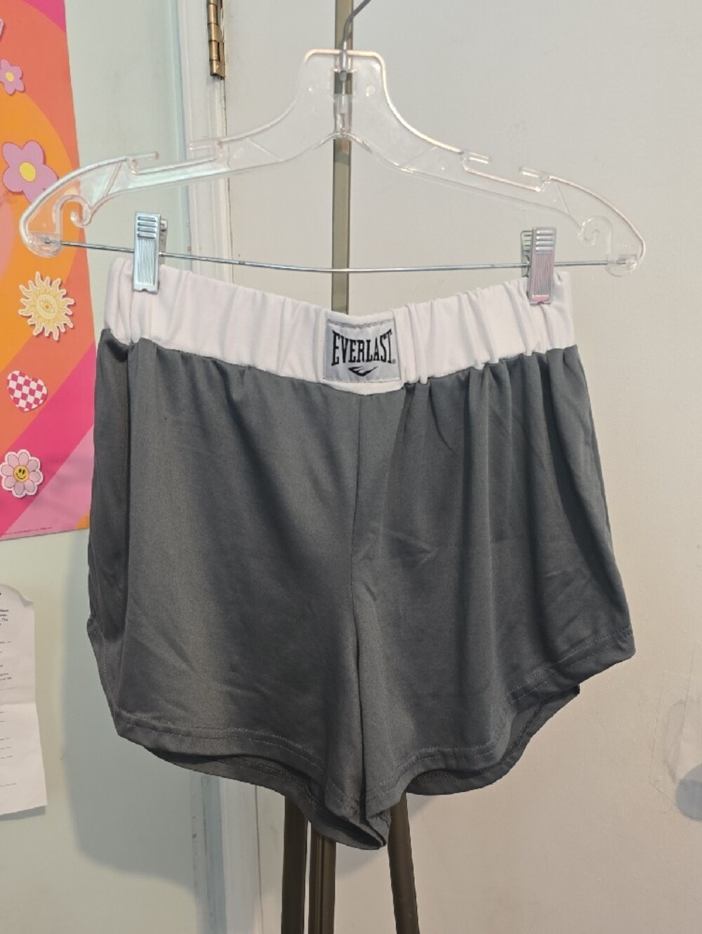 Everlast Black Women's Athletic Shorts Waist 13-17